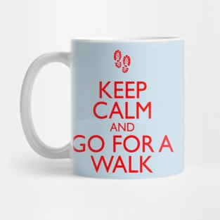 Keep Calm and Go For A Walk Mug